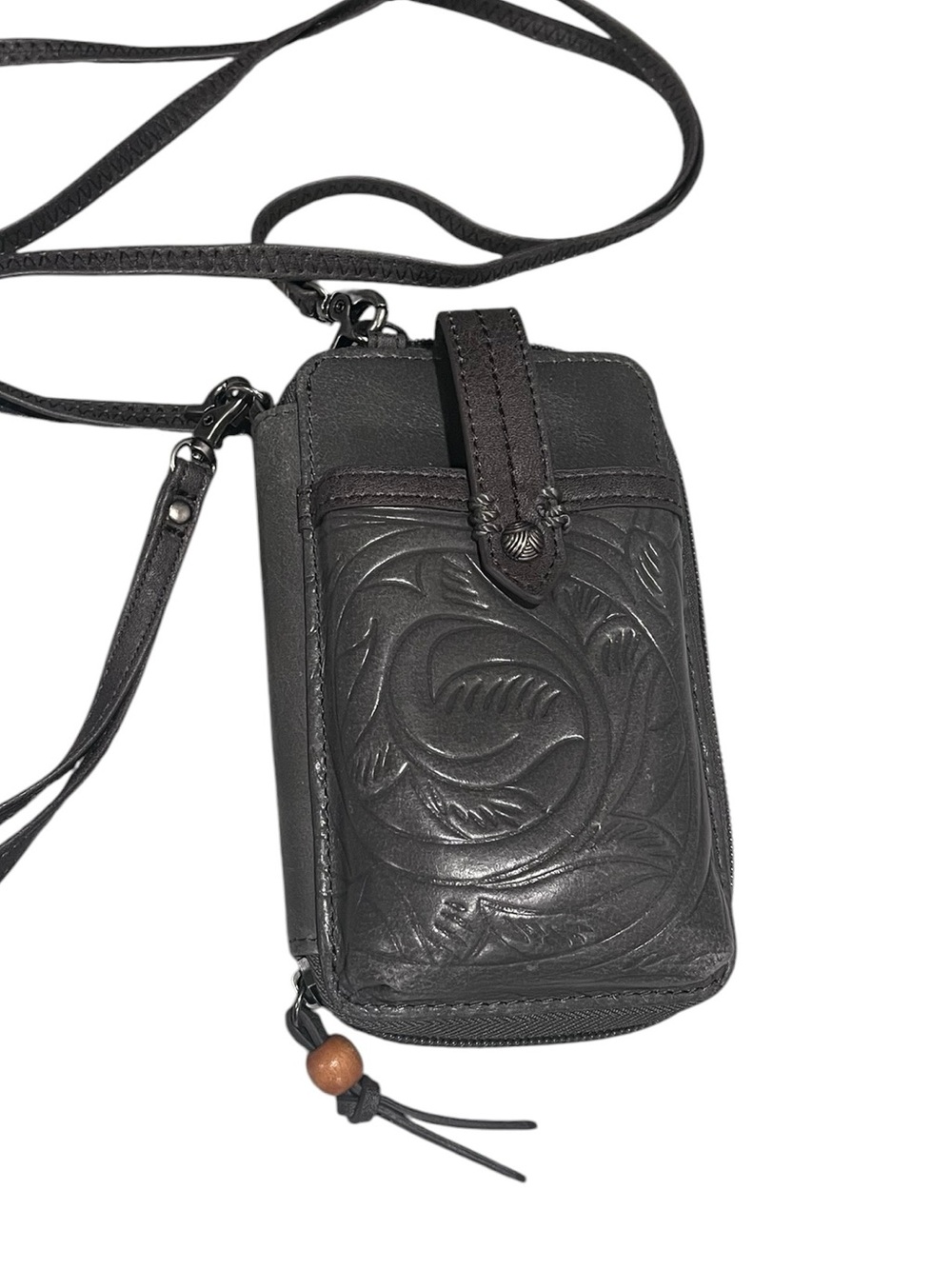 35) The Sak Leather Crossbody  Bag